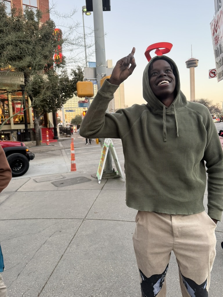 Joyful street ministry in downtown San Antonio